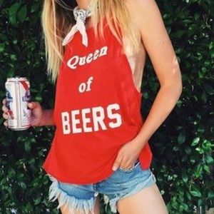 Queen of Beers Laundry Room Tank